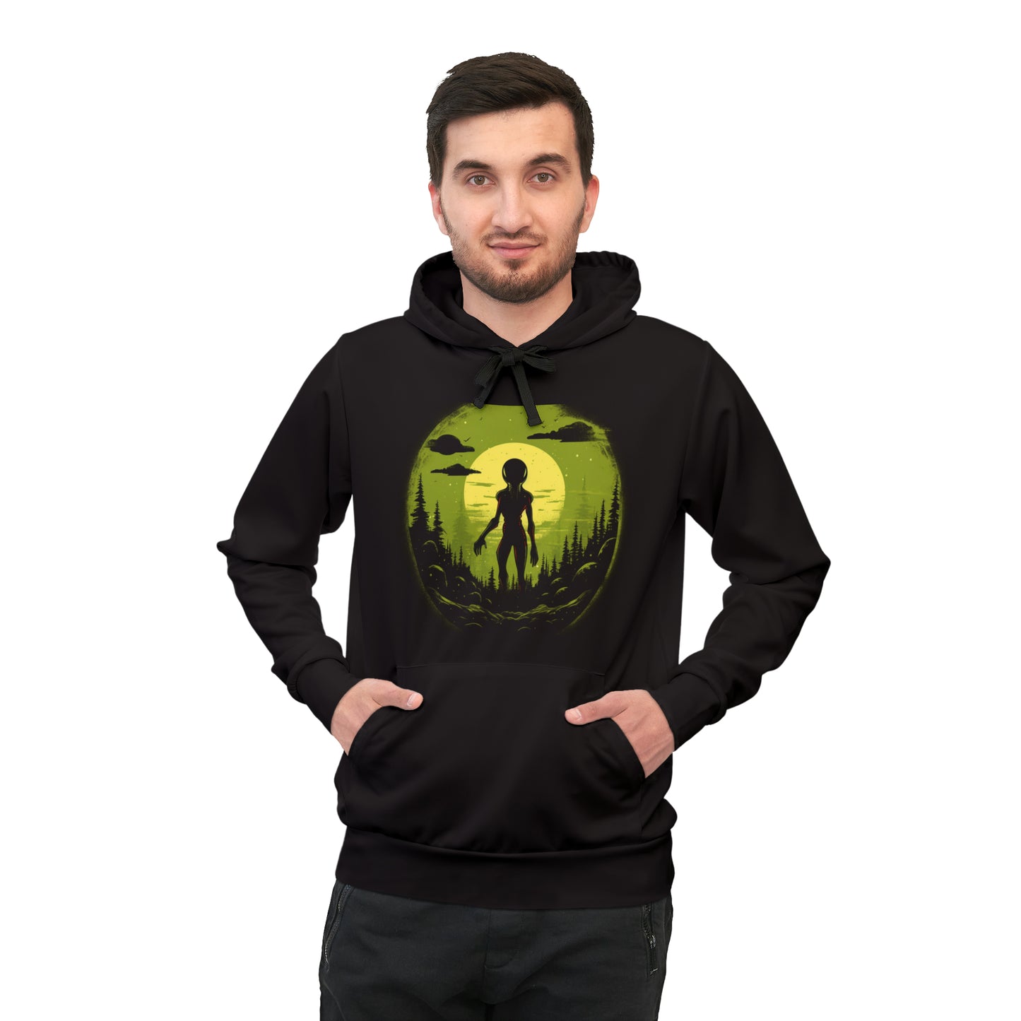 Galactic Moonstruck - Athletic Hoodie