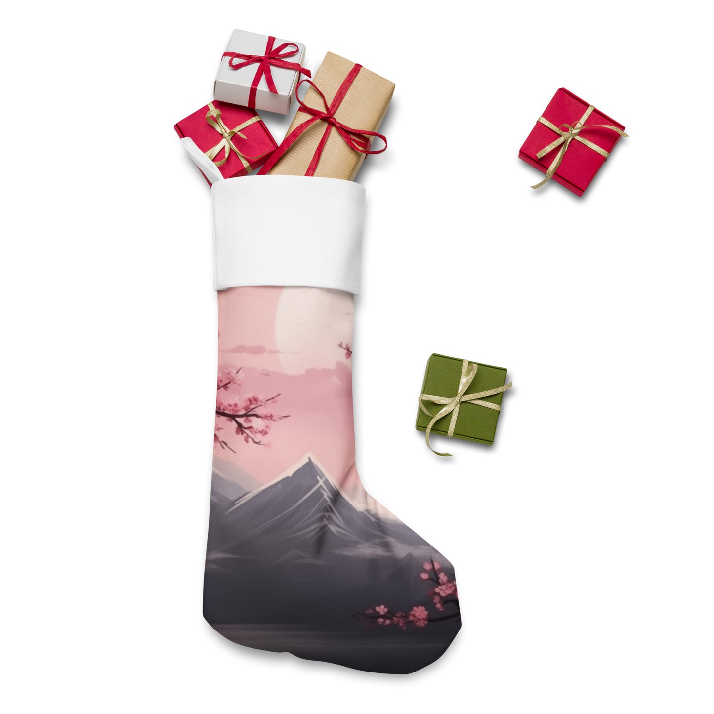 Christmas Blossom Stocking