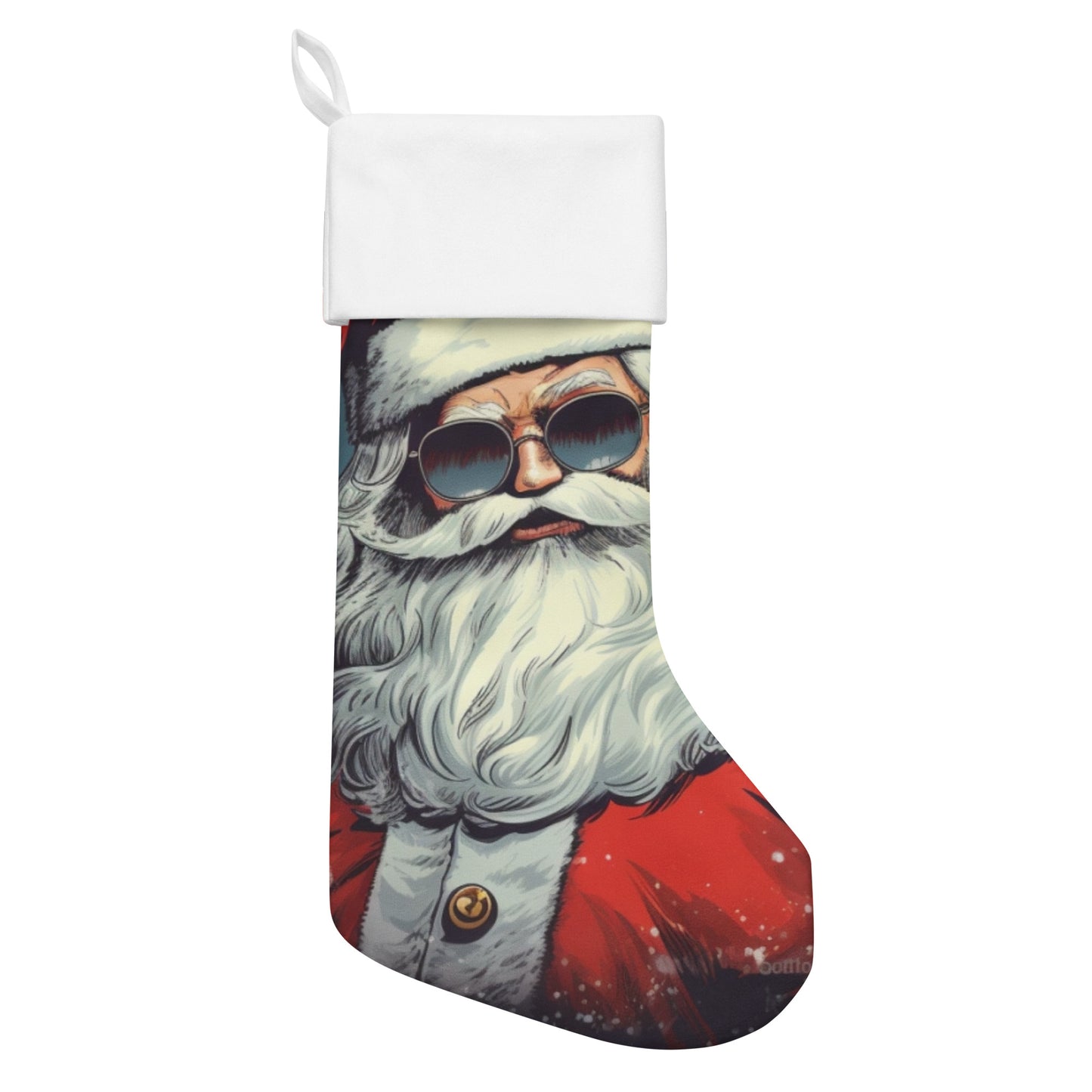 Bad Boy Saint Nicholas Christmas Stocking