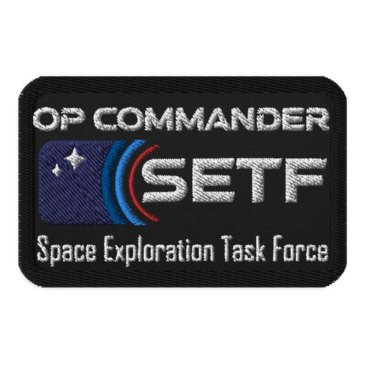 Space Exploration Task Force (SETF) Operation Commander Embroidered Patch