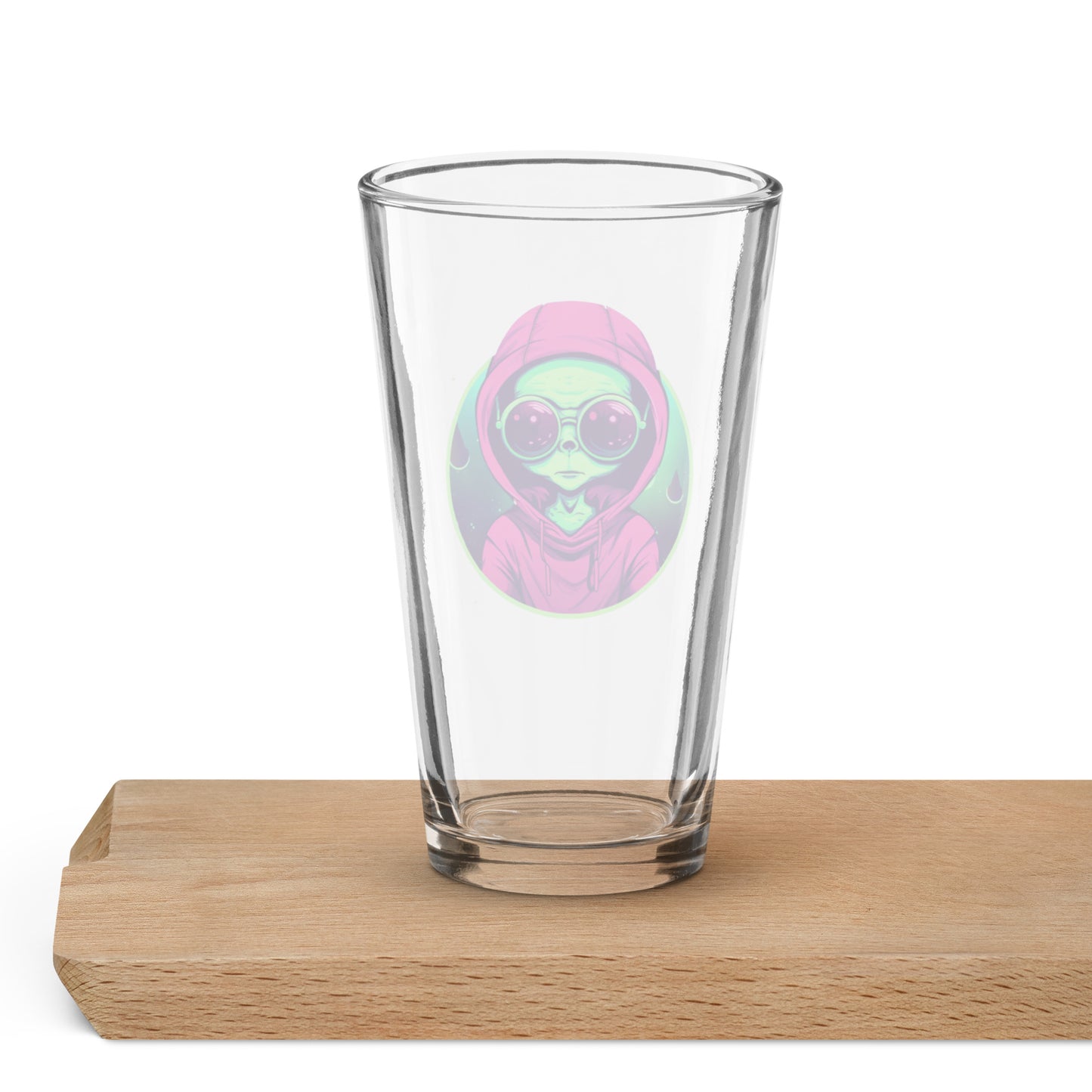 Alien Chad Shaker Pint Glass