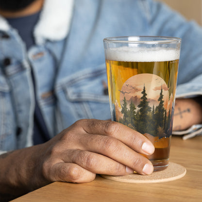 Nature's Silhouette Shaker Pint Glass