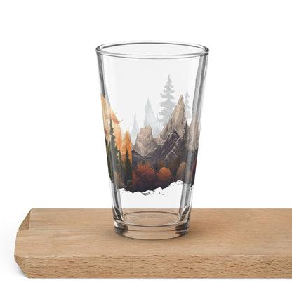 Nature's Silhouette Shaker Pint Glass