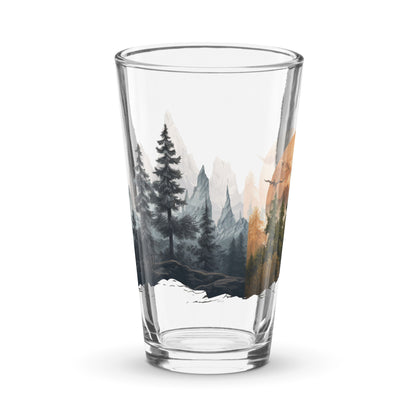 Nature's Silhouette Shaker Pint Glass